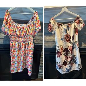 SHEIN | 2 Off the shoulder dresses | Size 1X